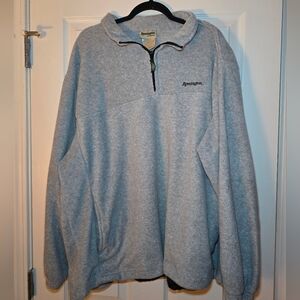 Vintage Remington Gray Fleece Men's Sweater Size 2xl